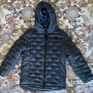 Under Armour Boys Puffer Jacket - Dark Navy/Gray Size Large